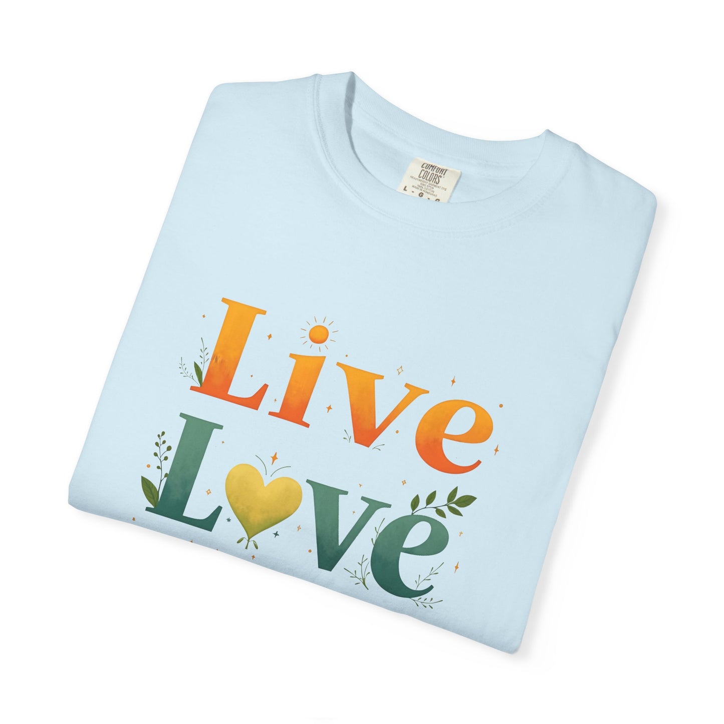 Live Love Libra Tee – Colorful Zodiac Shirt