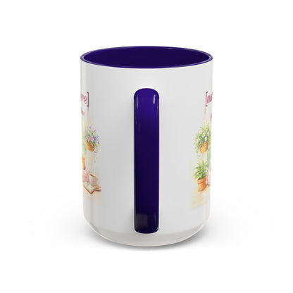 Personalized Name Cat Mug - Custom "Happy Place" Ceramic Mug for Cat Lovers