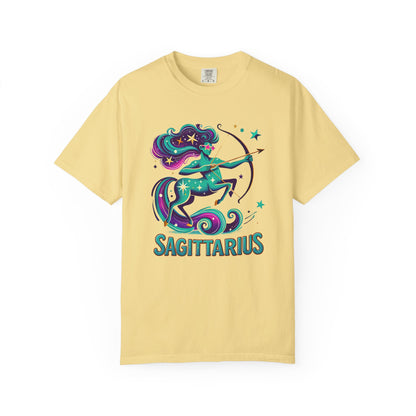 Sagittarius Retro Groovy Centaur -Colorful Zodiac Tee