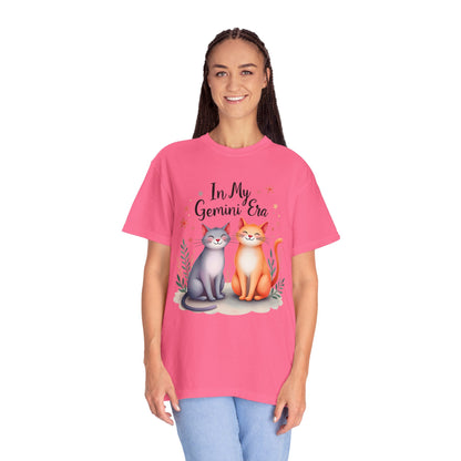 In My Gemini Era – Colorful Zodiac Cats Shirt