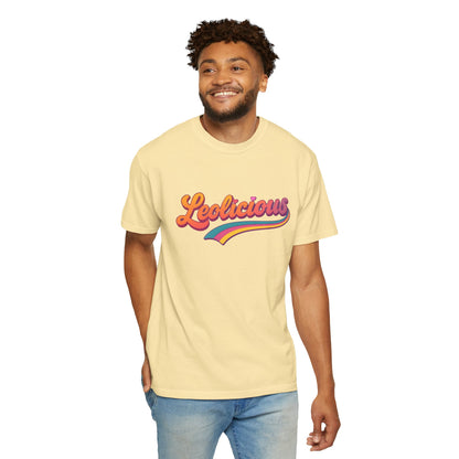 Leolicious – Retro Groovy Leo Zodiac Tee