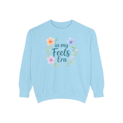 In My Feels Era Unisex Crewneck – Self-Love Empowering Comfort Colors Midweight Sweatshirt