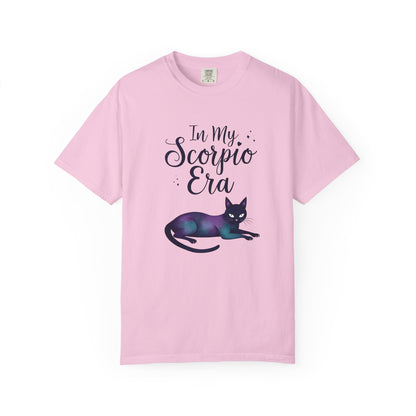 In My Scorpio Era – Mystical Black Cat Tee for the Zodiac Baddie