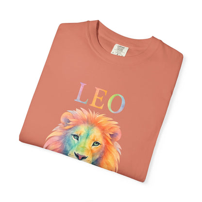 LEO Tee – Colorful Lion Zodiac Shirt