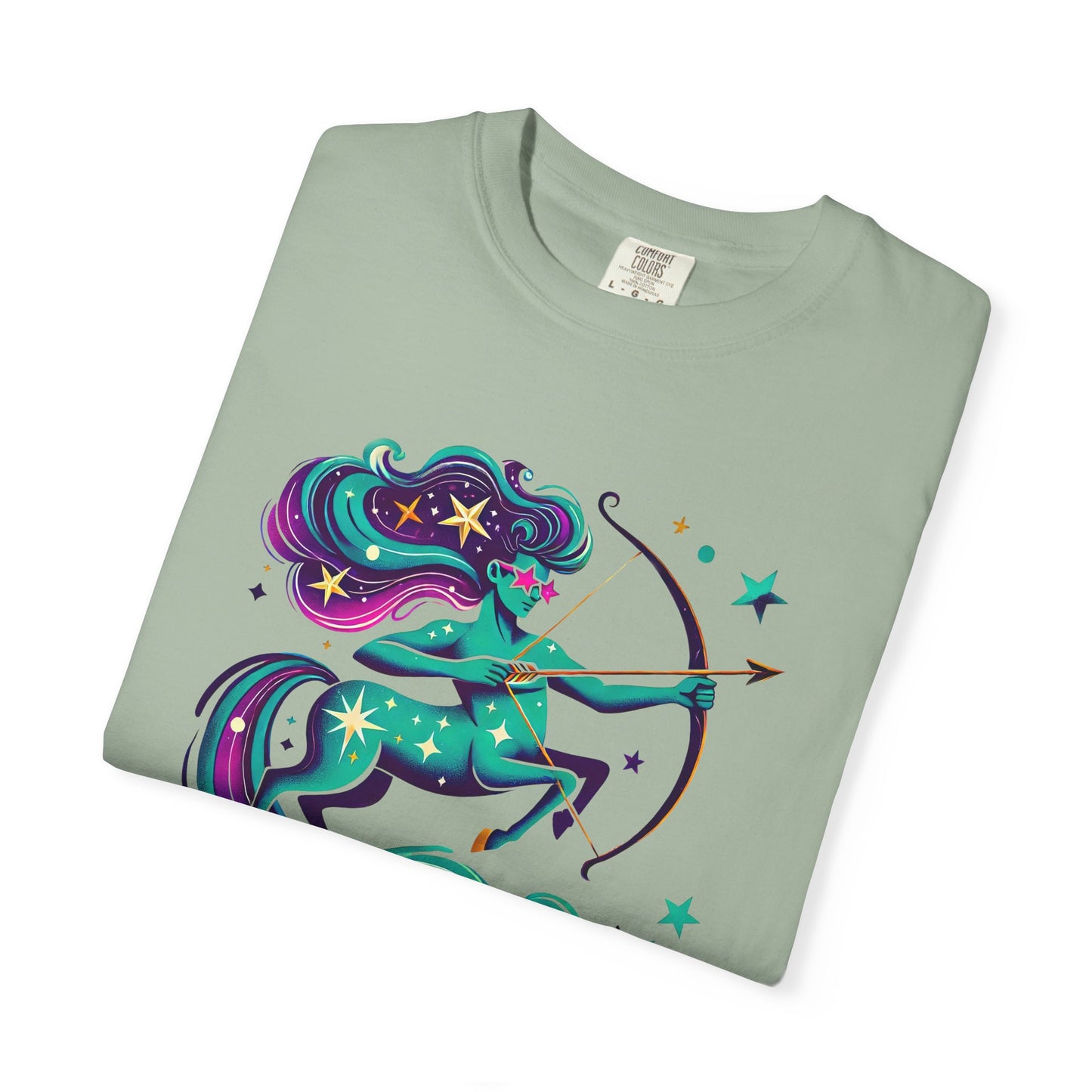 Sagittarius Retro Groovy Centaur -Colorful Zodiac Tee