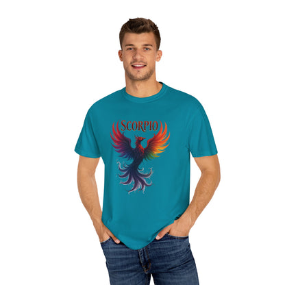 Scorpio Phoenix Tee – Multicolor Zodiac Shirt