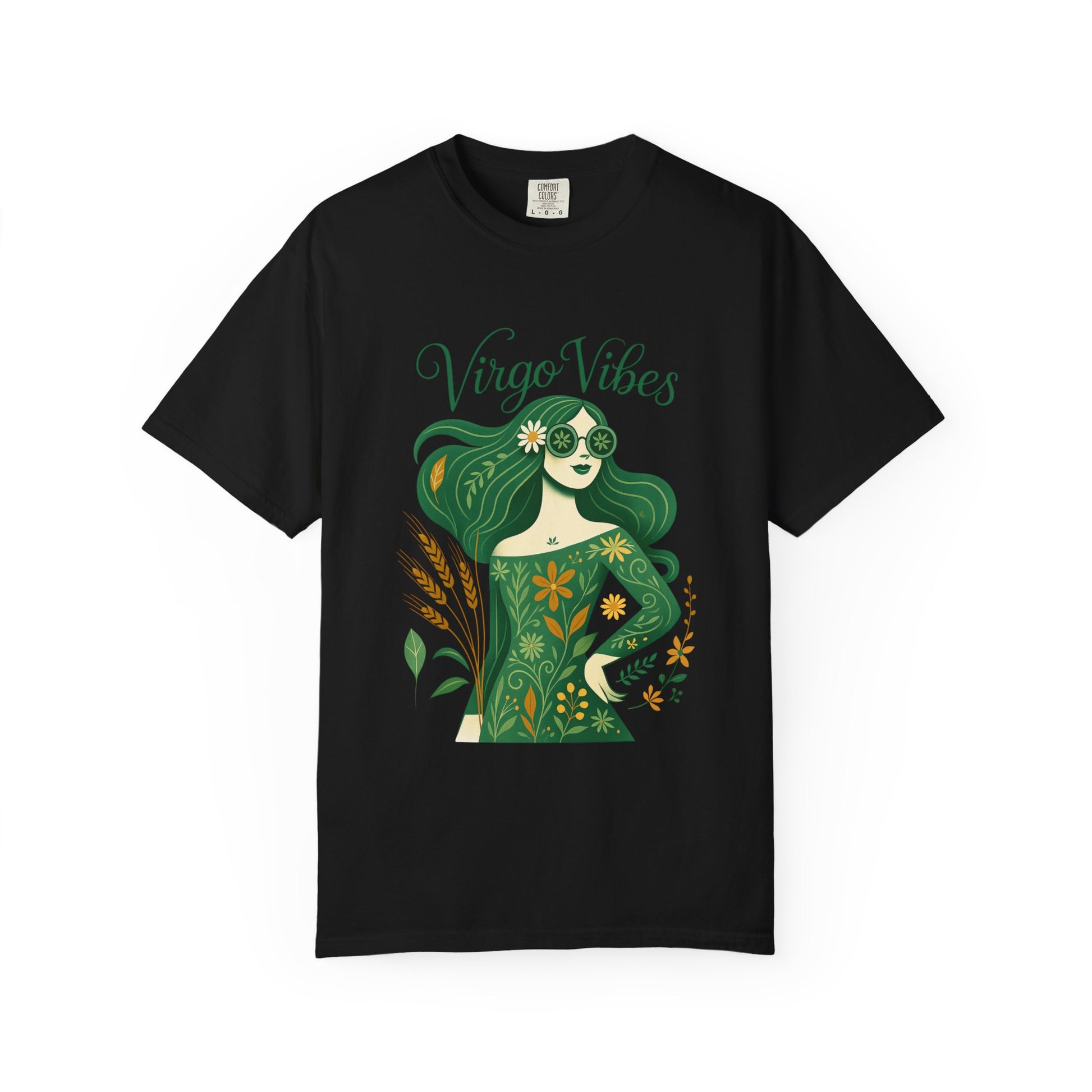 Virgo Vibes Vibrant Tee – Earthy Zodiac Shirt