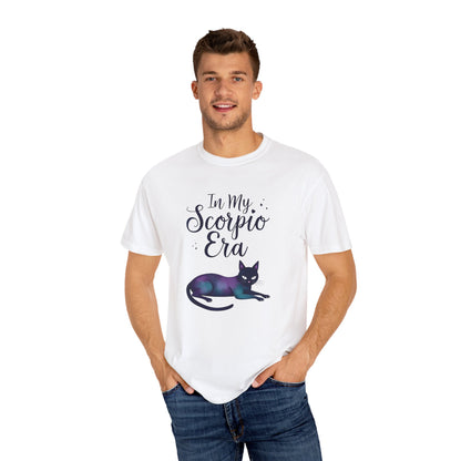 In My Scorpio Era – Mystical Black Cat Tee for the Zodiac Baddie