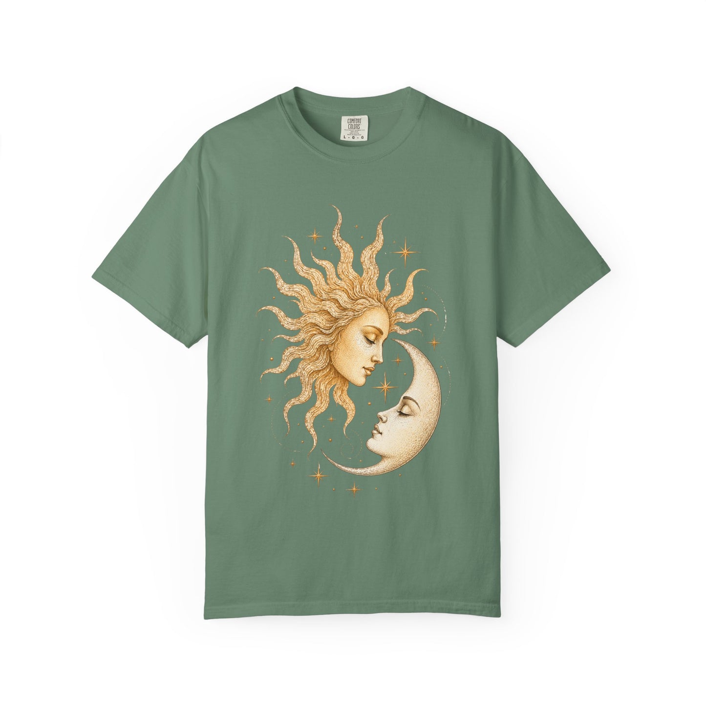Boho Celestial Moon and Sun Unisex T-Shirt