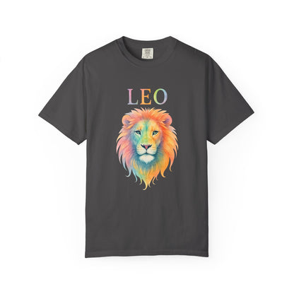 LEO Tee – Colorful Lion Zodiac Shirt