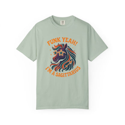 Funk Yeah! I’m a Sagittarius – Retro Colorful Tee Zodiac Shirt
