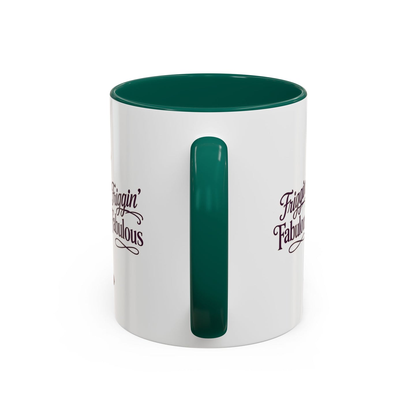 Friggin' Fabulous Frog Mug | Cute Frog Coffee Mug for Women | Funny Glam Frog Gift | Colored Mug