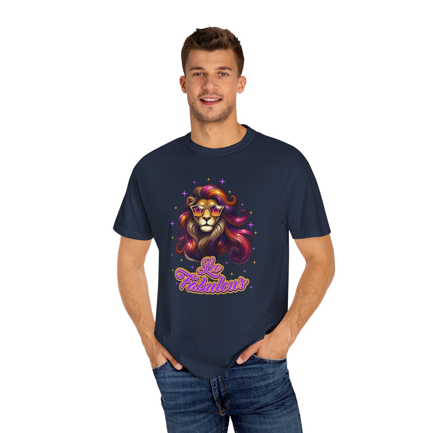 Leo Fabulous Tee – Groovy Colorful Zodiac Shirt
