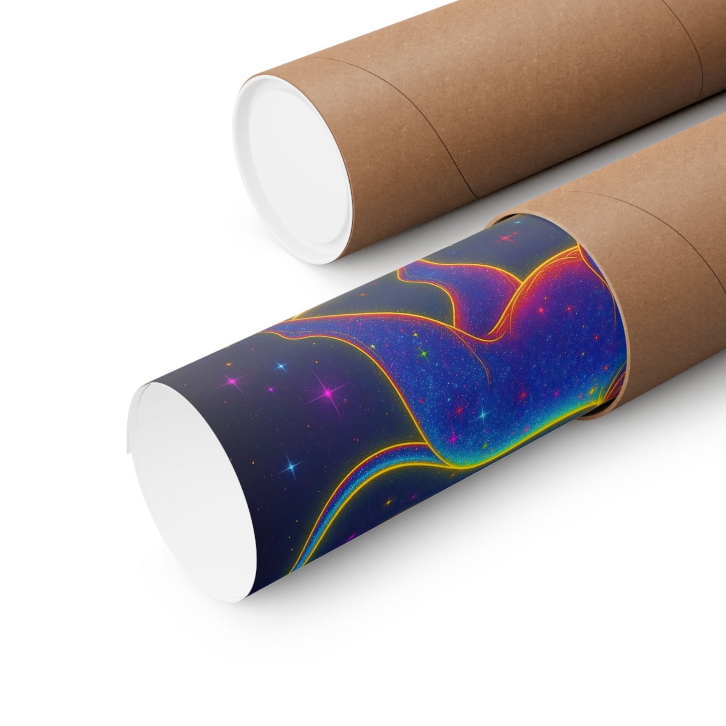 Electric Aries – Radiant Ram of the Crescent Moon (Wall Art)