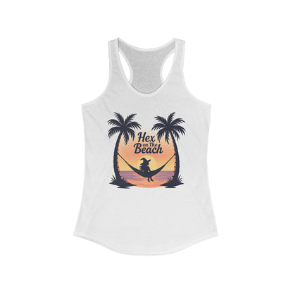 Hex on the Beach – Witchy Sunset Racerback Women's Tank