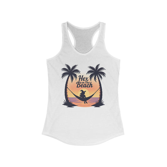 Hex on the Beach – Witchy Sunset Racerback Women's Tank