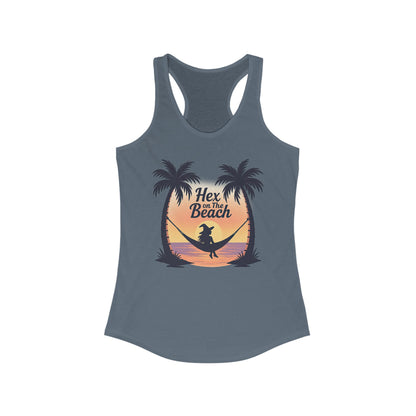 Hex on the Beach – Witchy Sunset Racerback Women's Tank