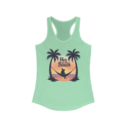 Hex on the Beach – Witchy Sunset Racerback Women's Tank