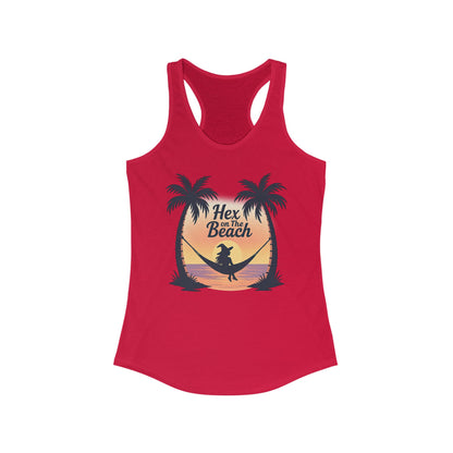 Hex on the Beach – Witchy Sunset Racerback Women's Tank