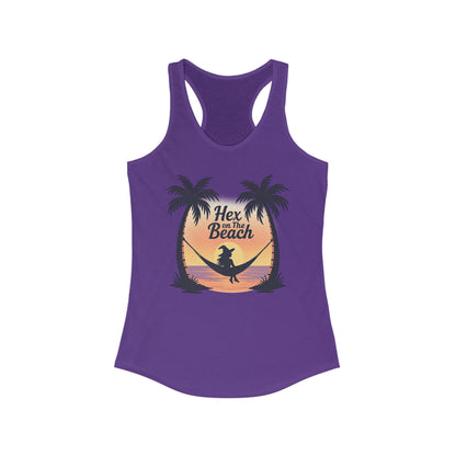 Hex on the Beach – Witchy Sunset Racerback Women's Tank