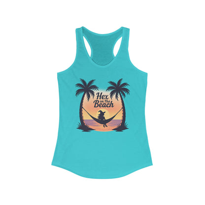 Hex on the Beach – Witchy Sunset Racerback Women's Tank