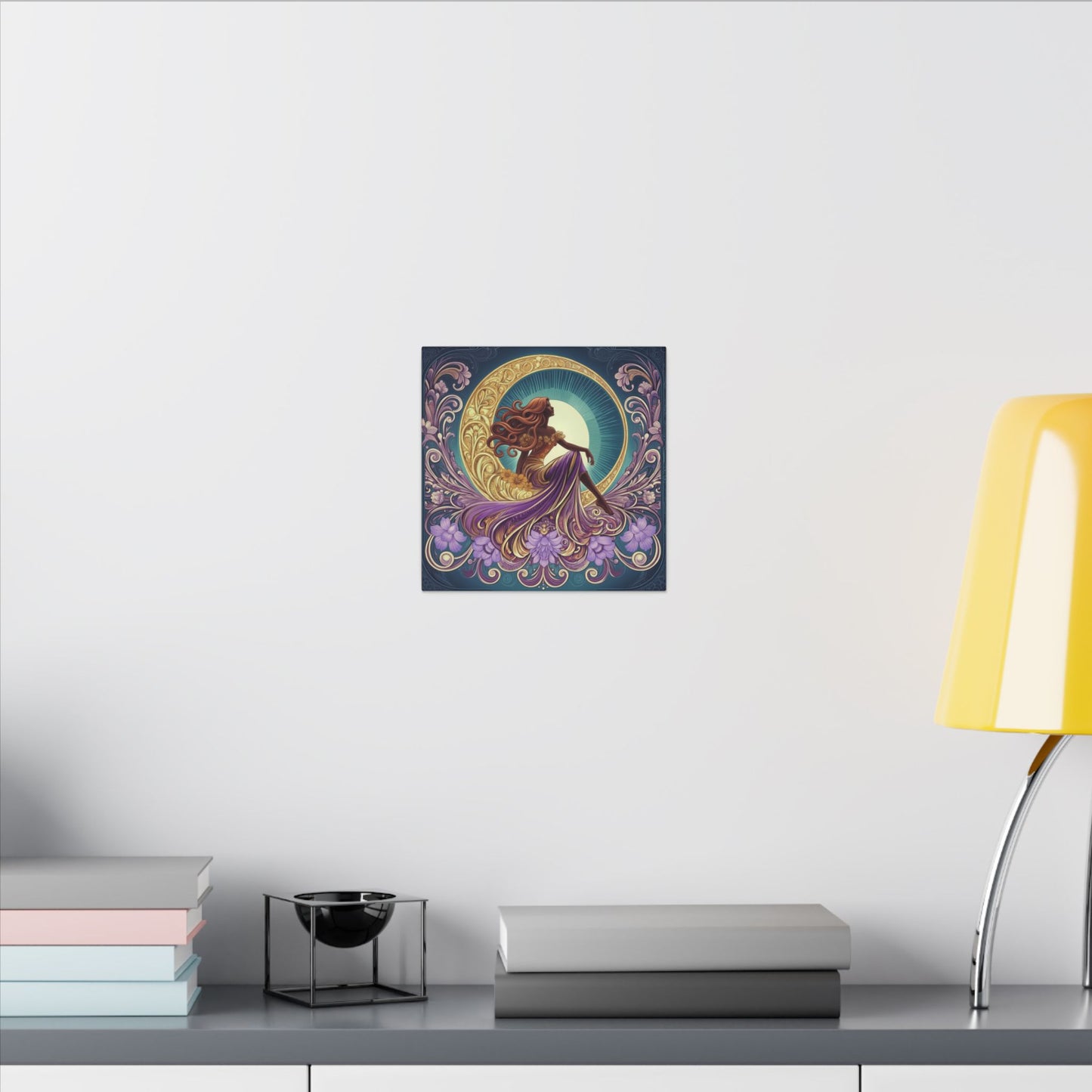 Star of the Moon | Glamorous Goddess Art Nouveau Wall Art