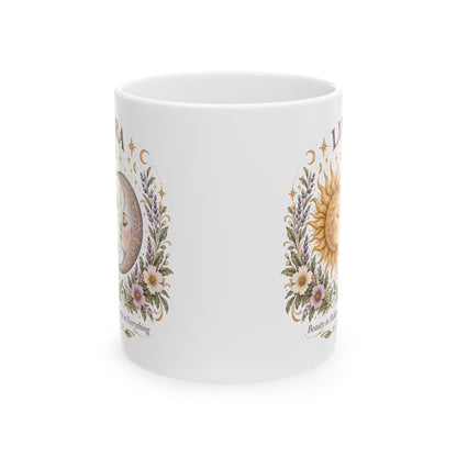 Libra Sun and Moon Mug | Witchy Astrology Coffee Cup