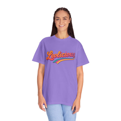 Leolicious – Retro Groovy Leo Zodiac Tee