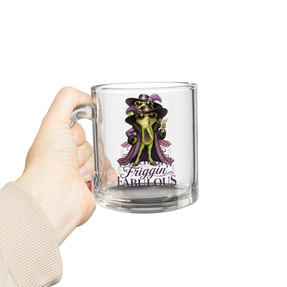 Friggin' Fabulous" Funny & Stylish Frog Cocktail Glass Mug, Fun Gift for Fashion Lovers & Bachelorette Parties