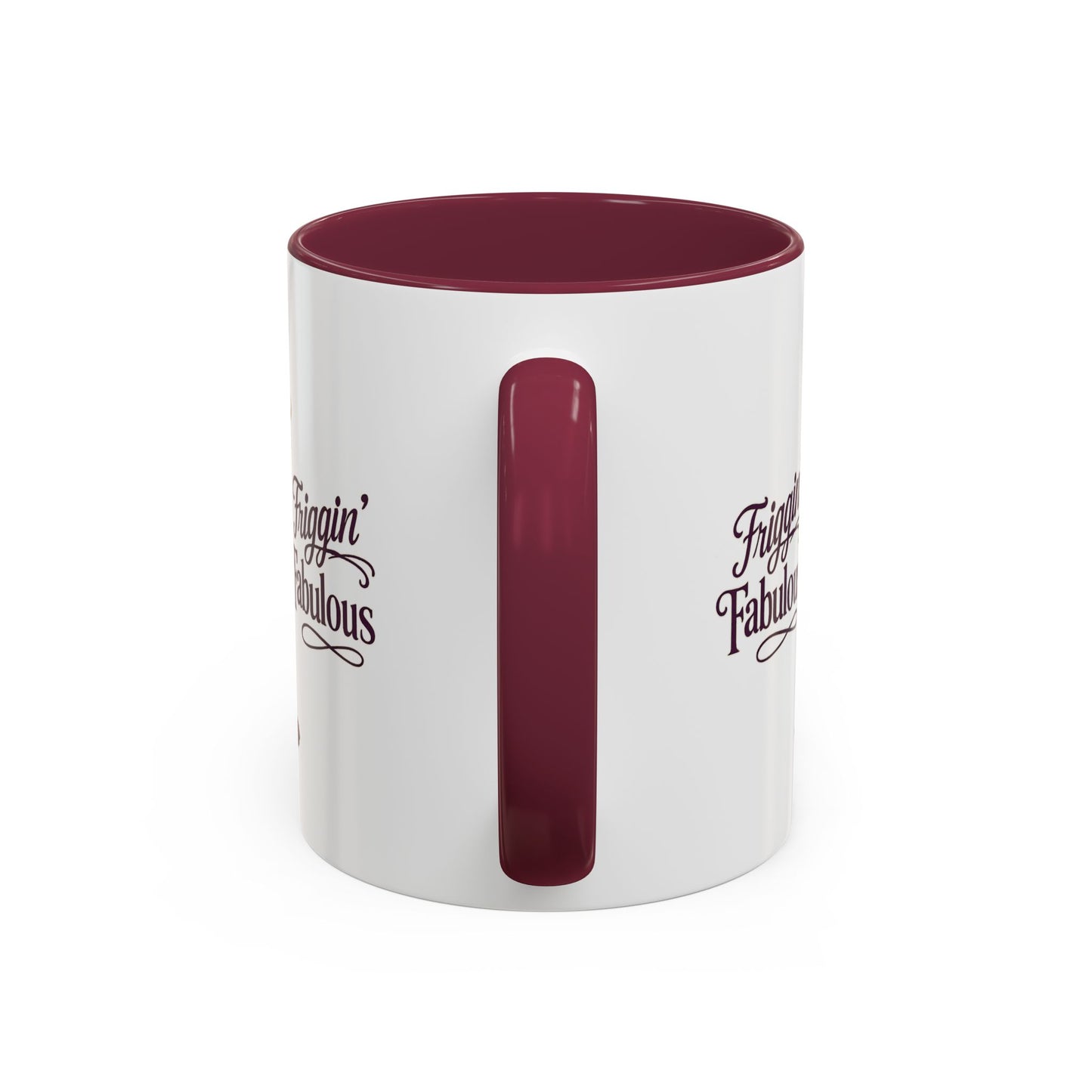 Friggin' Fabulous Frog Mug | Cute Frog Coffee Mug for Women | Funny Glam Frog Gift | Colored Mug