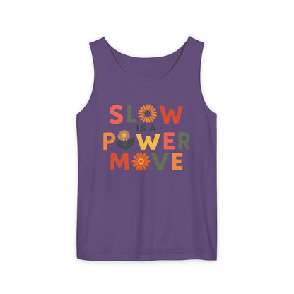 Slow is a Power Move - Colorful Affirmation Tank (Unisex)
