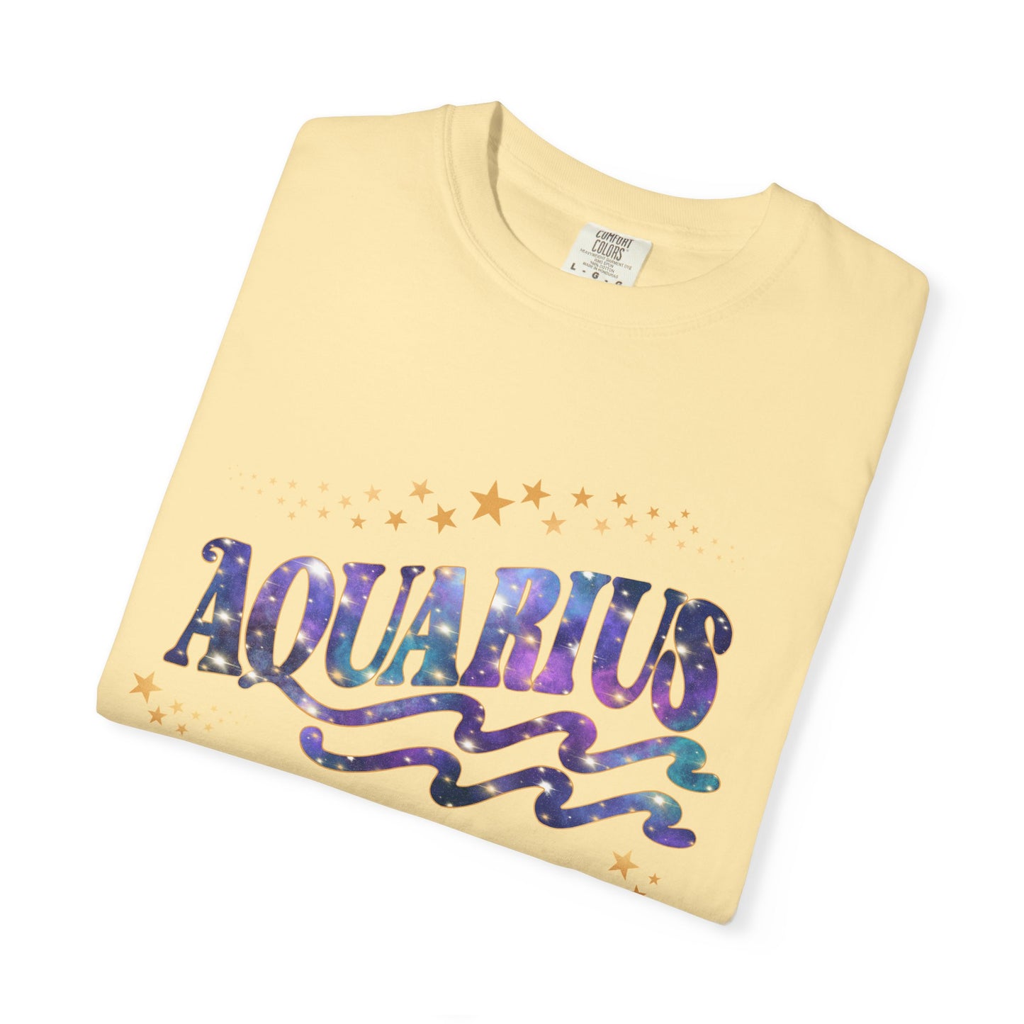 Aquarius Tee – Colorful Cosmic Zodiac Shirt