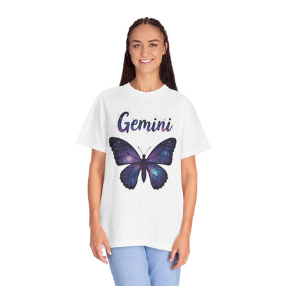 Gemini Butterfly Tee – Colorful Zodiac Shirt