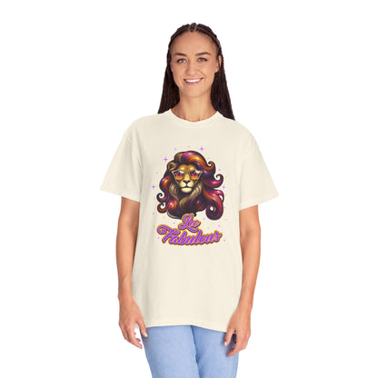 Leo Fabulous Tee – Groovy Colorful Zodiac Shirt