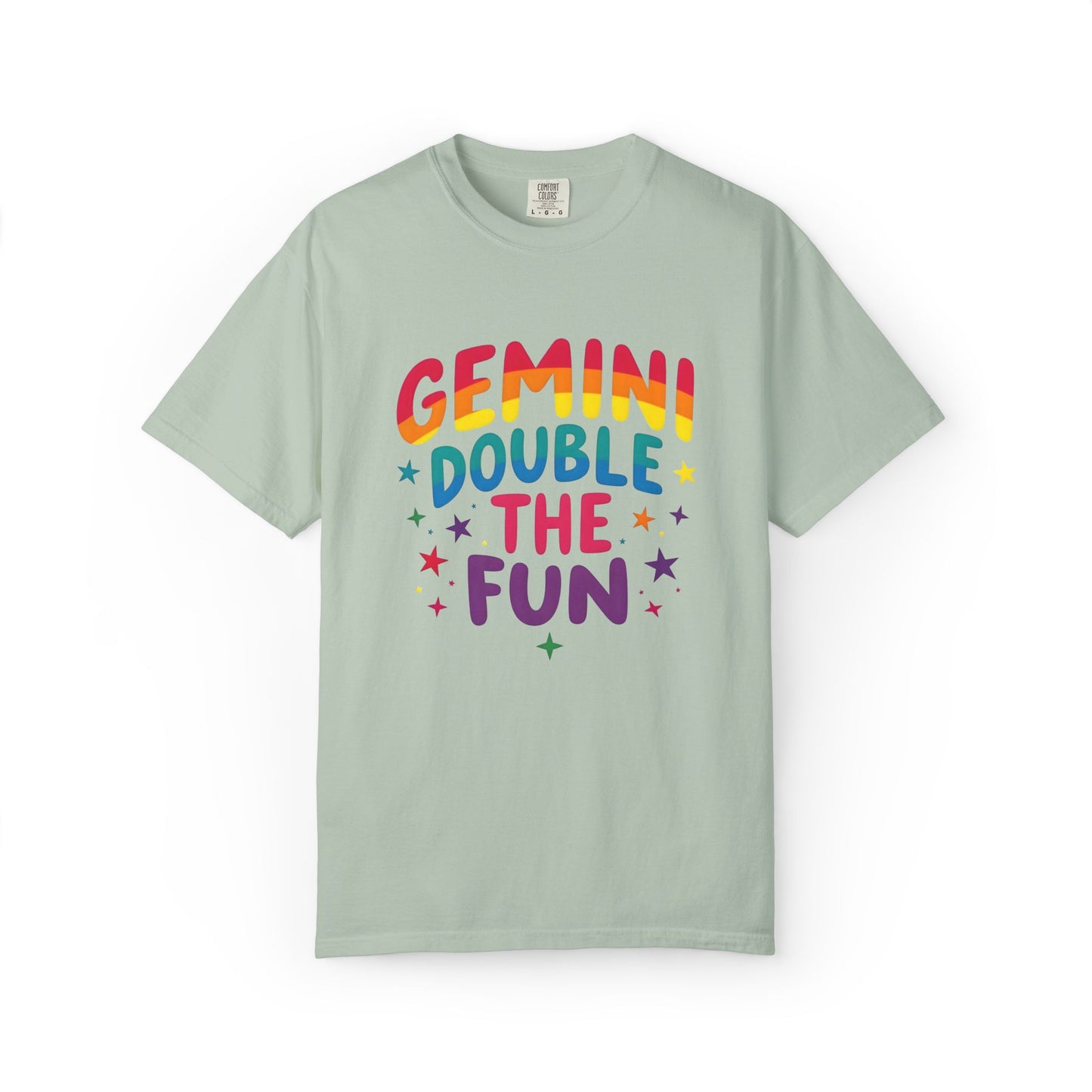 Gemini Double the Fun – Colorful Zodiac Shirt