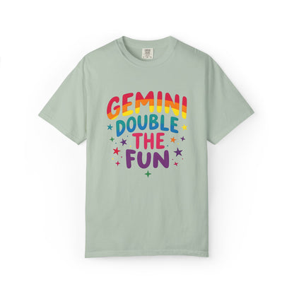Gemini Double the Fun – Colorful Zodiac Shirt
