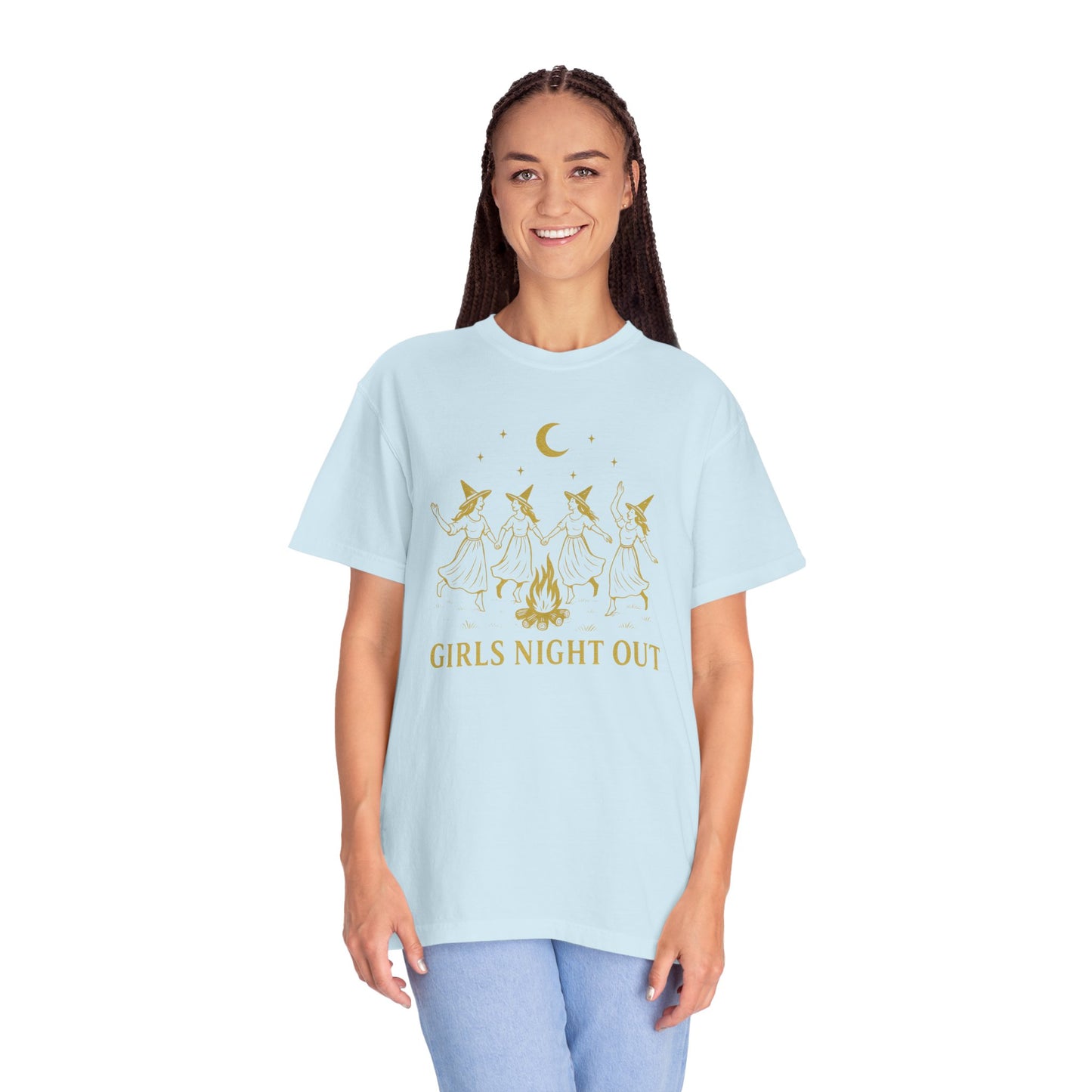 Girls Night Out Witchy Bonfire | Unisex Comfort Colors Tee
