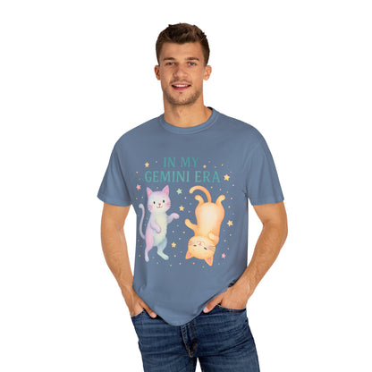 In My Gemini Era Tee – Playful Funny Cats Zodiac Shirt