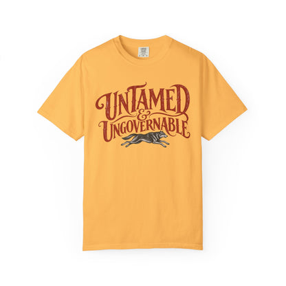 Untamed Ungovernable Vintage Rustic Boho T-Shirt | Witchy Feminist Graphic Tee