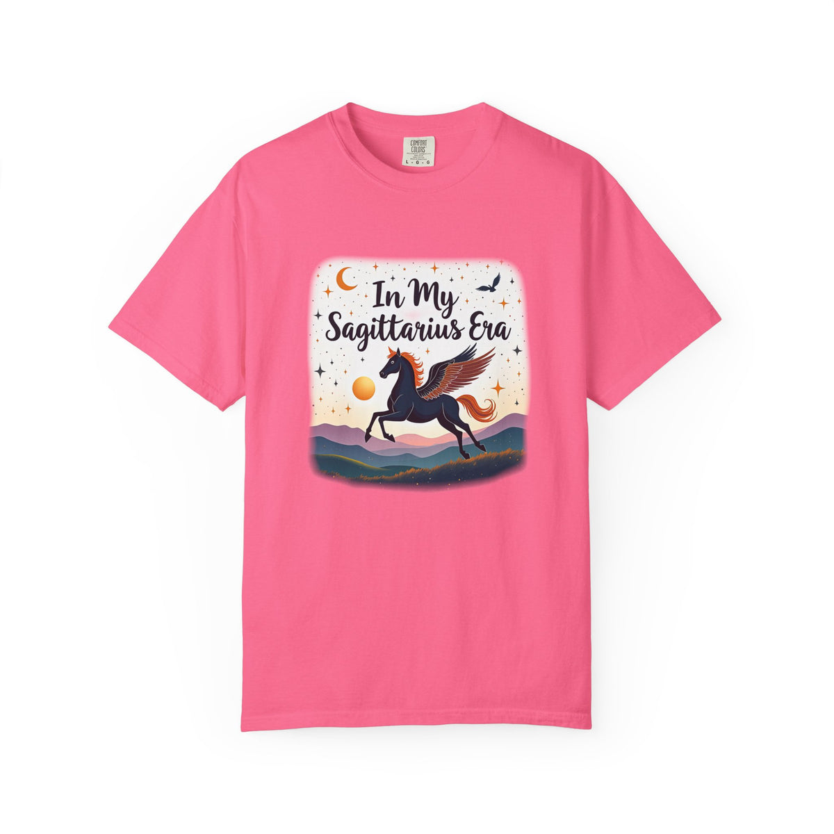 In My Sagittarius Era – Mystical Pegasus Tee - Enchanted Sky