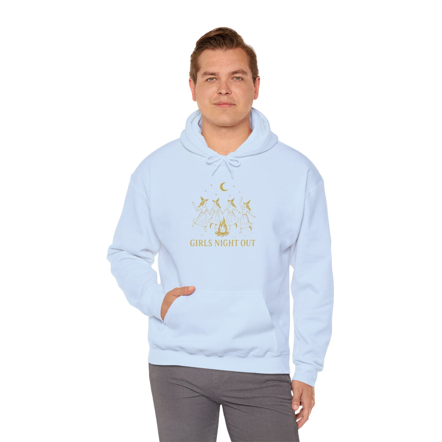 Girls Night Out – Dancing Witches Bonfire Sweatshirt | Unisex Hoodie