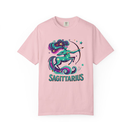 Sagittarius Retro Groovy Centaur -Colorful Zodiac Tee