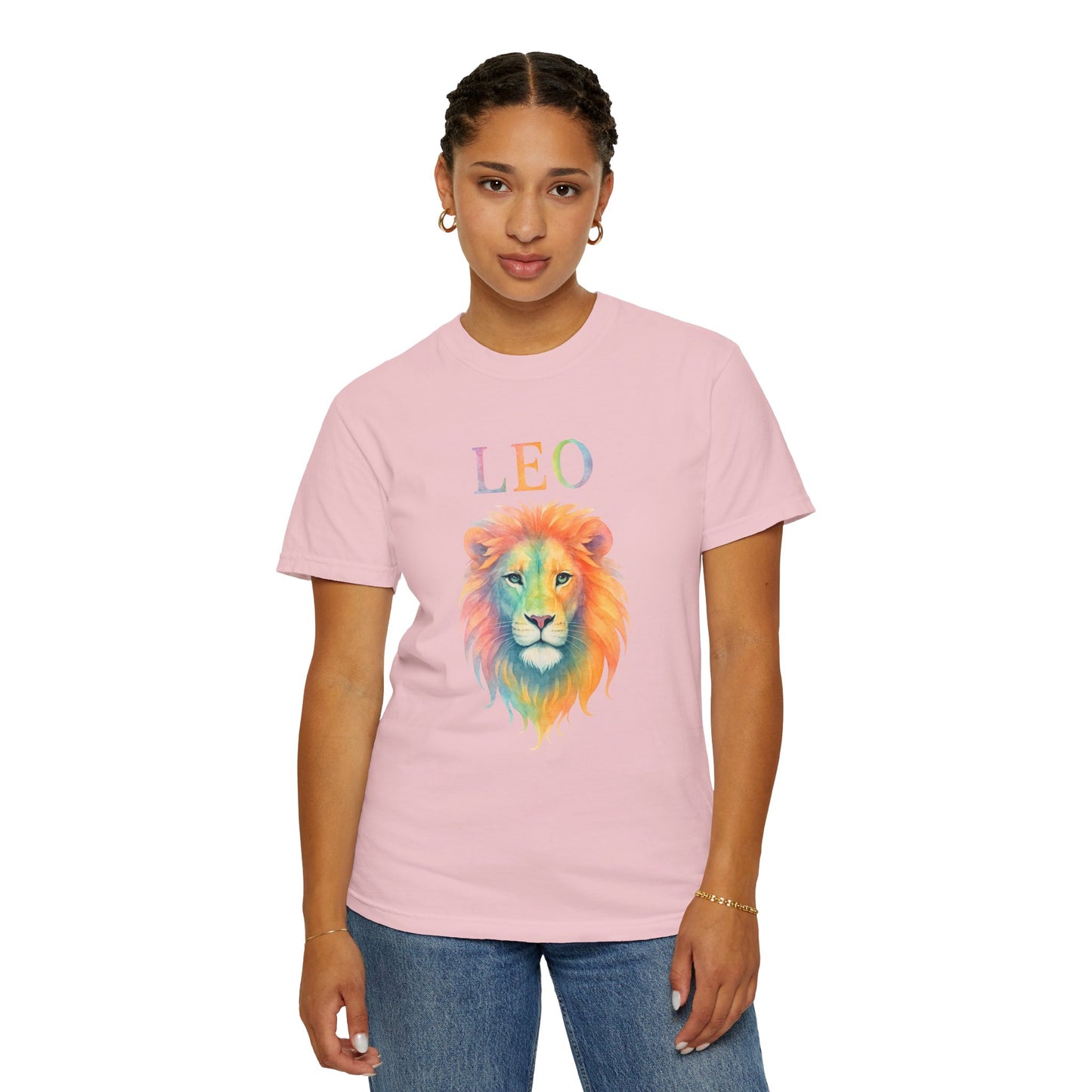 LEO Tee – Colorful Lion Zodiac Shirt