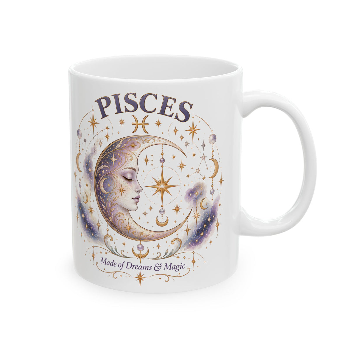 Pisces Zodiac Celestial Horoscope Coffee Mug 11oz and 15oz