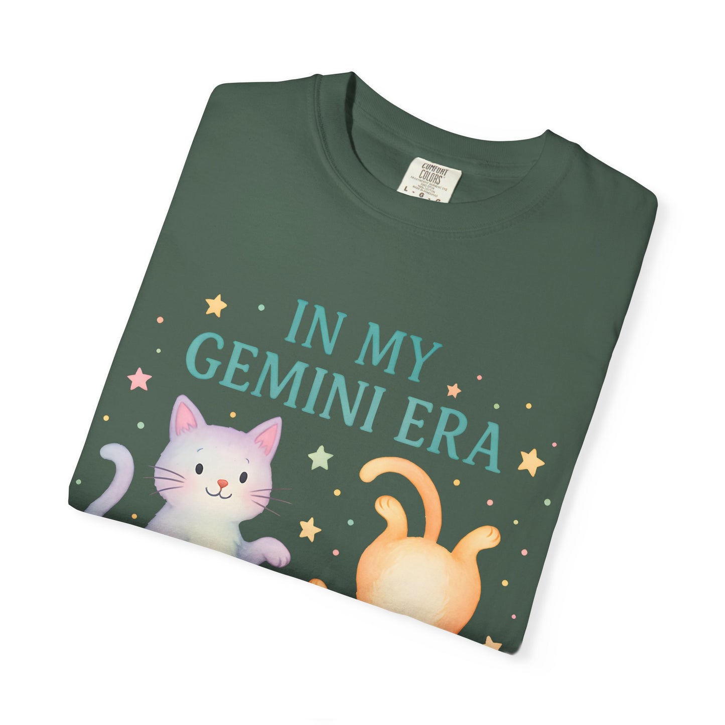 In My Gemini Era Tee – Playful Funny Cats Zodiac Shirt