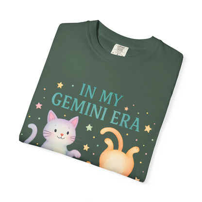 In My Gemini Era Tee – Playful Funny Cats Zodiac Shirt