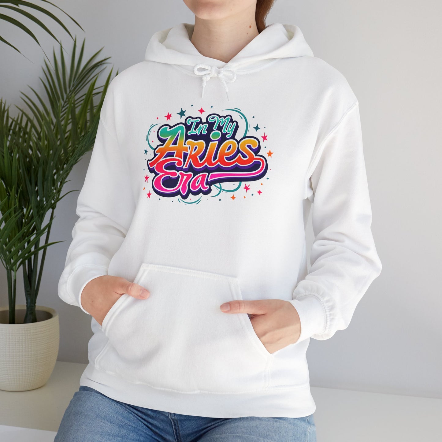 I’m In My Aries Era Hoodie | Bold Retro Zodiac Sweatshirt | Astrology Gift for Fire Signs | Cozy Aries Apparel | Horoscope Pullover for Star Sign Queens