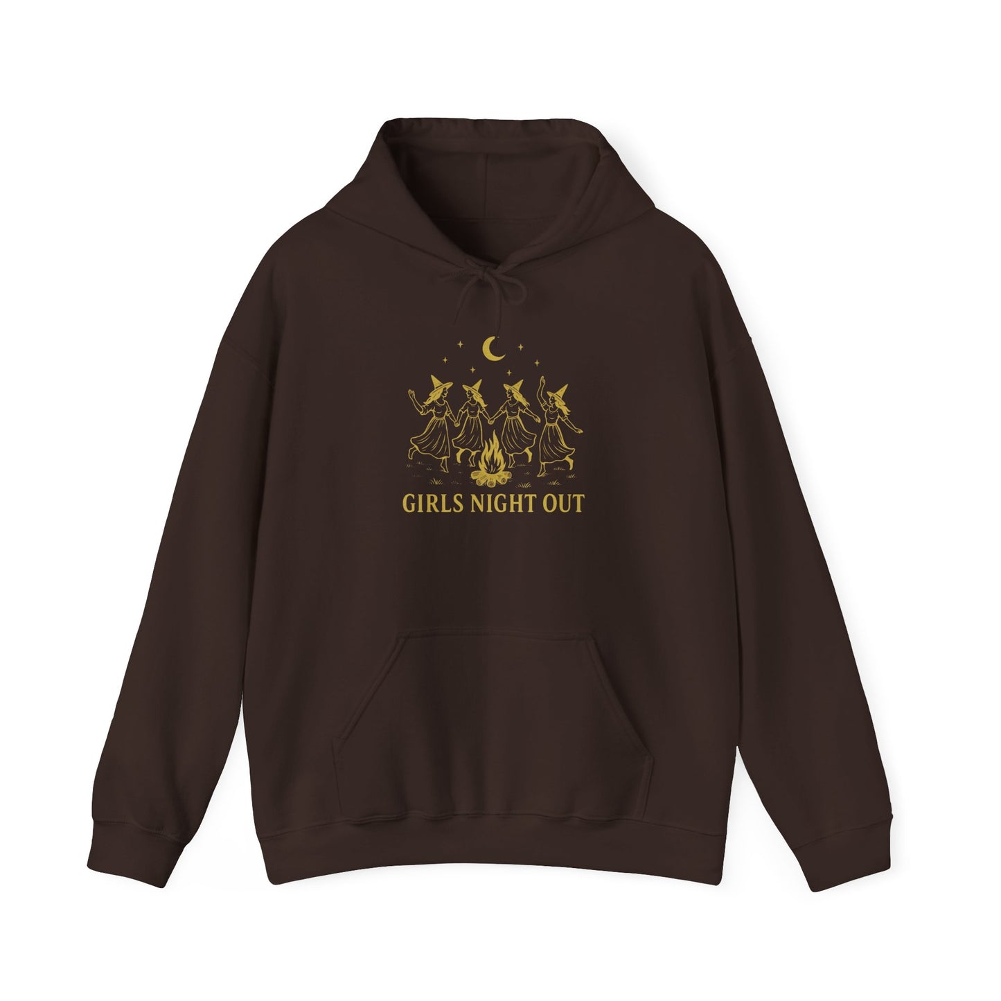 Girls Night Out – Dancing Witches Bonfire Sweatshirt | Unisex Hoodie