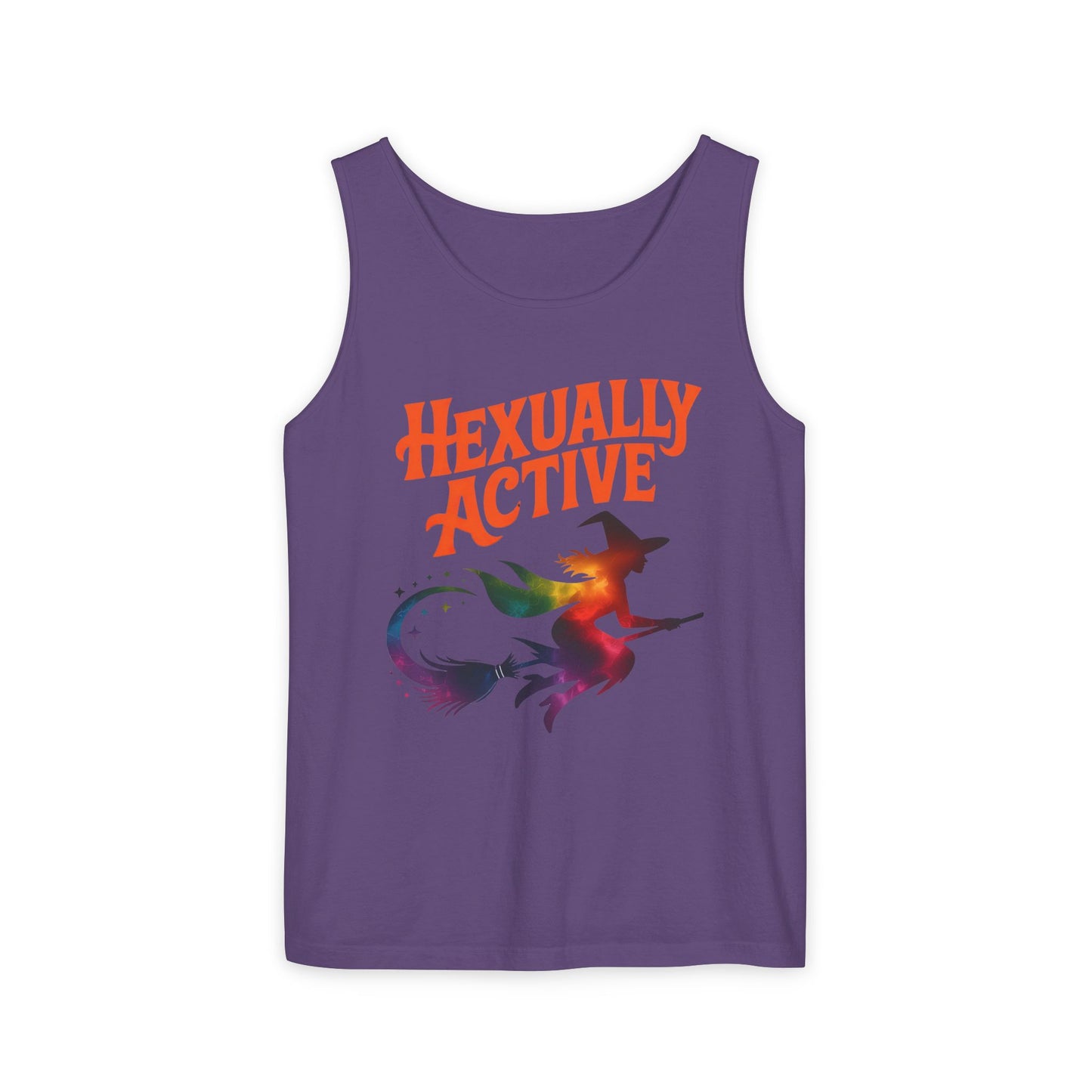 Hexually Active – Cheeky Rainbow Witch Tank