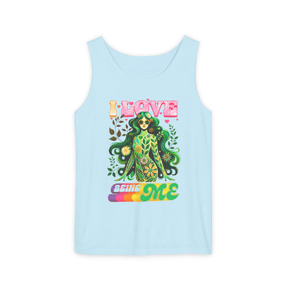 I Love Being Me - Colorful Retro Affirmation Tank (Unisex)